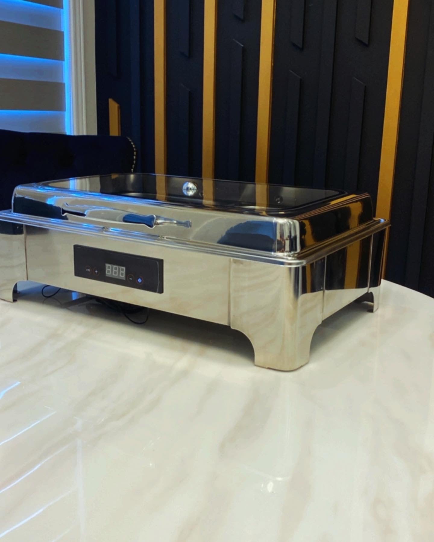 Silver Electric Chafing Dish 9L