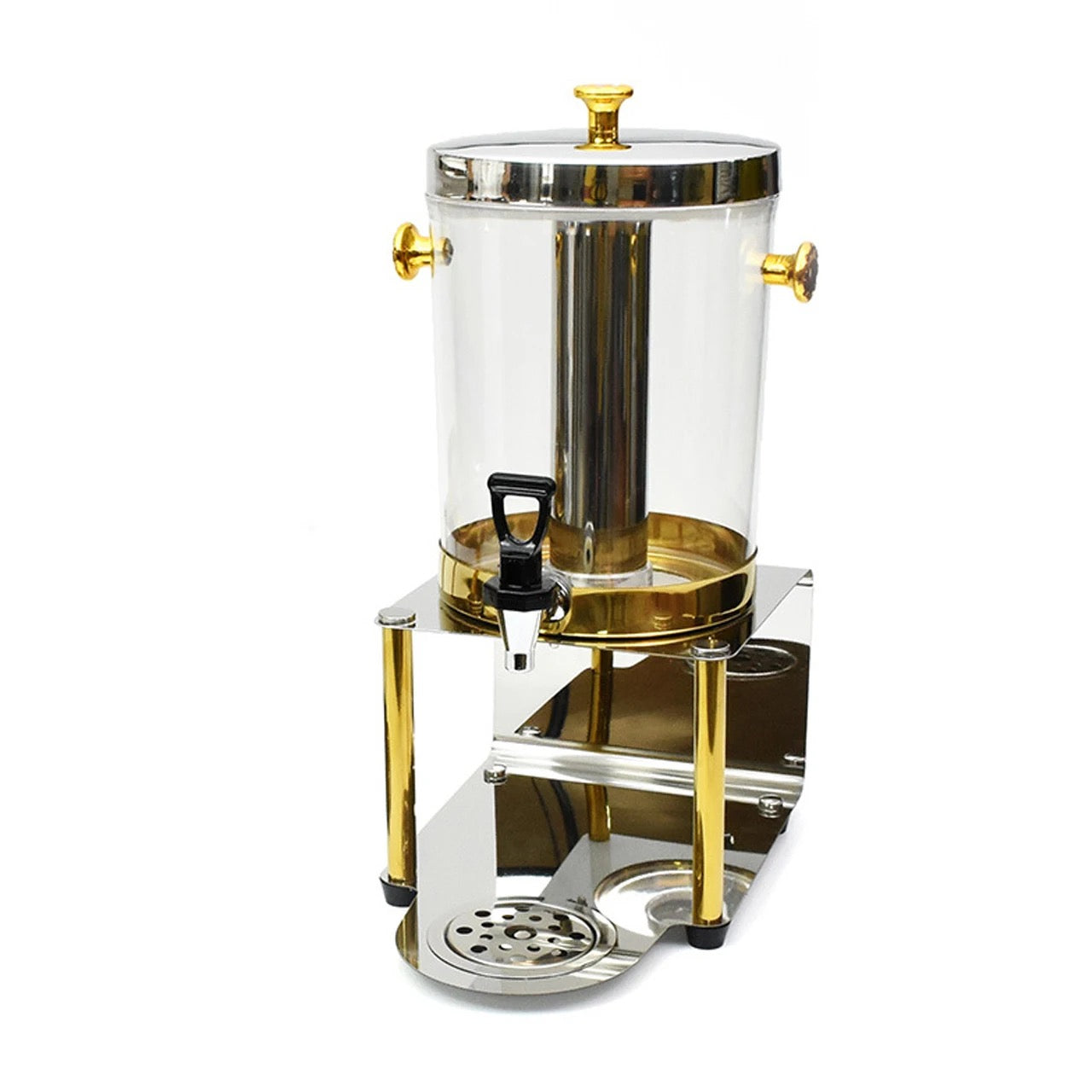 Luxe Juice Dispenser Single Silver/Gold