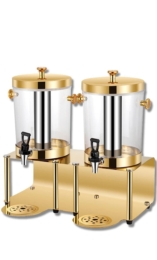 Luxe Juice Dispenser Double Gold