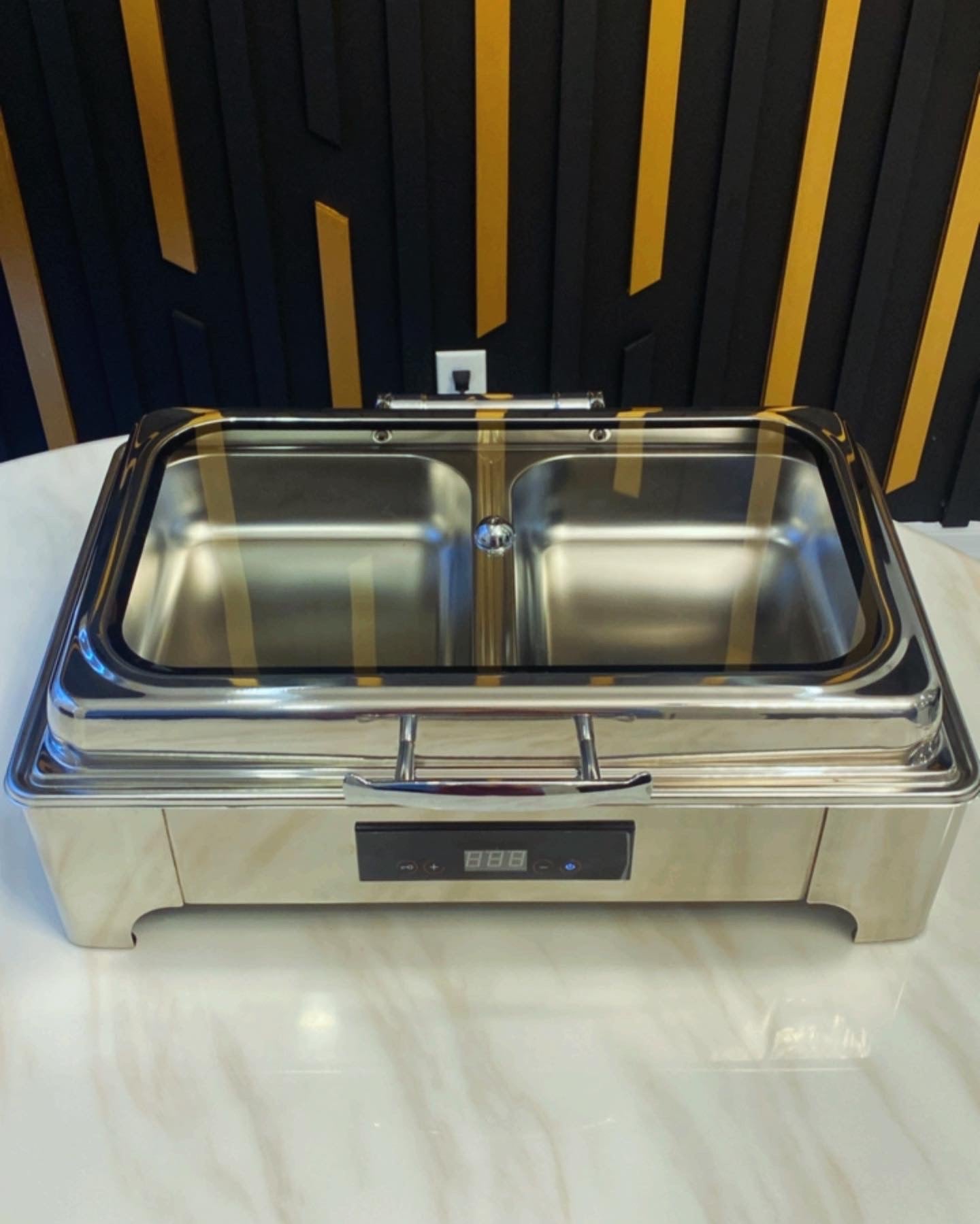 Silver Electric Chafing Dish 9L