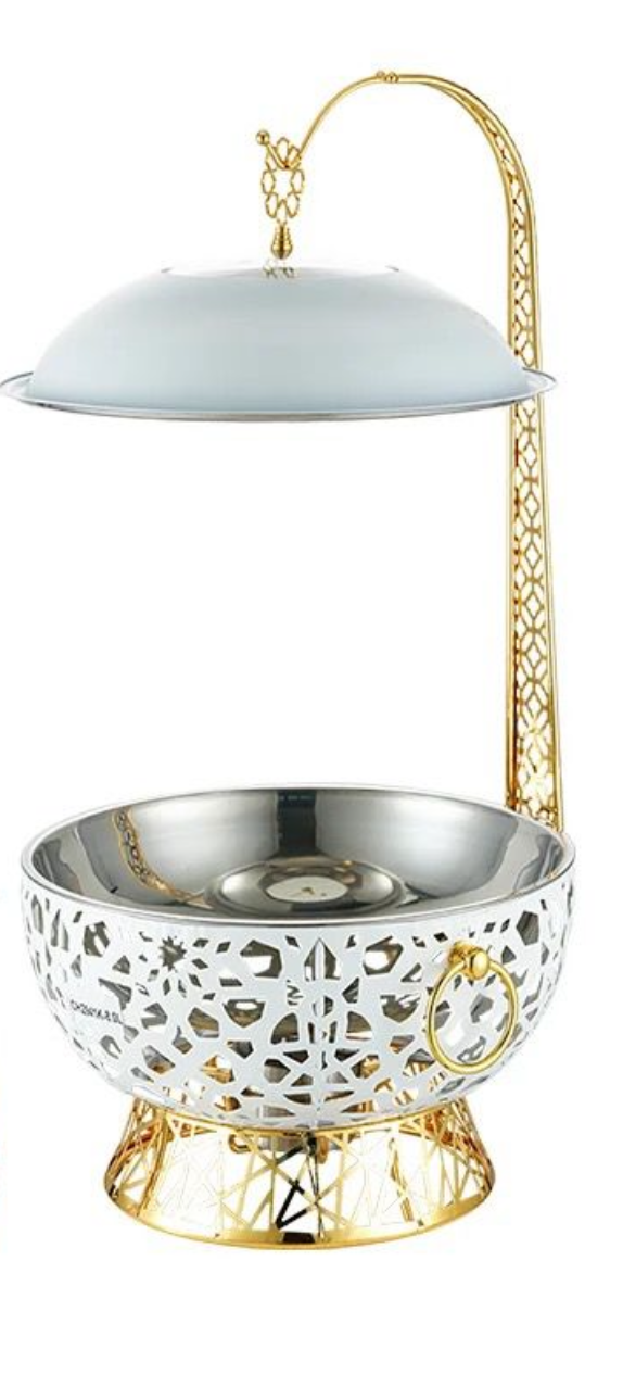 Sultan Chafing Dish white/Gold 8L