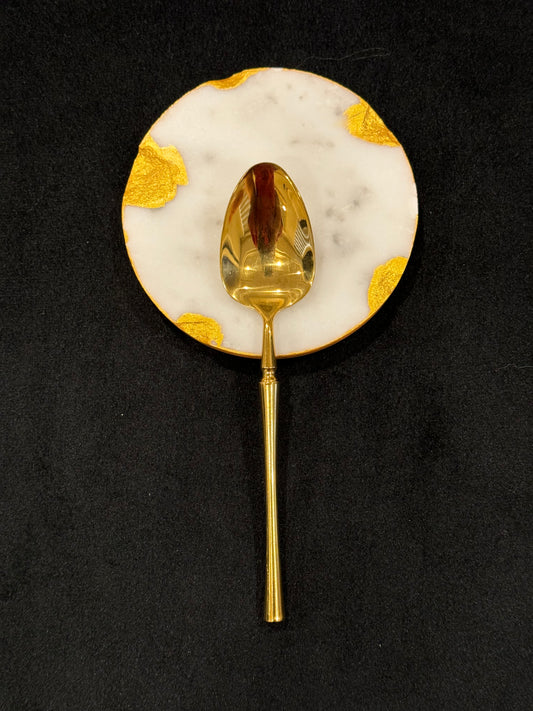 Elevé Gold Dessert Spoon (12 pieces)