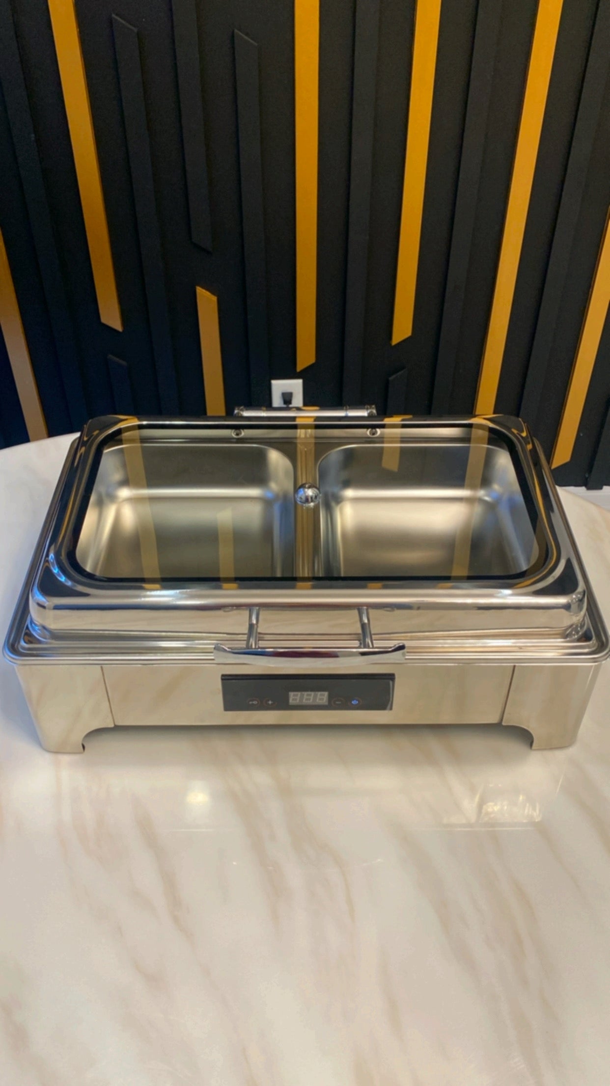 Silver Electric Chafing Dish 9L