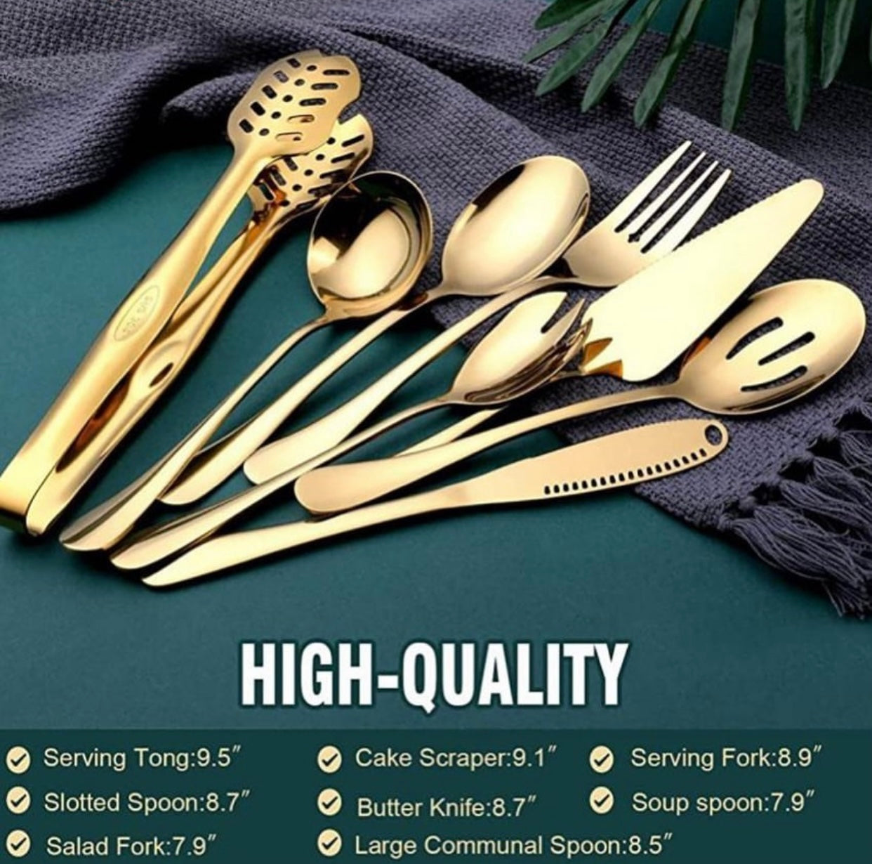 8 Piece Utensil set